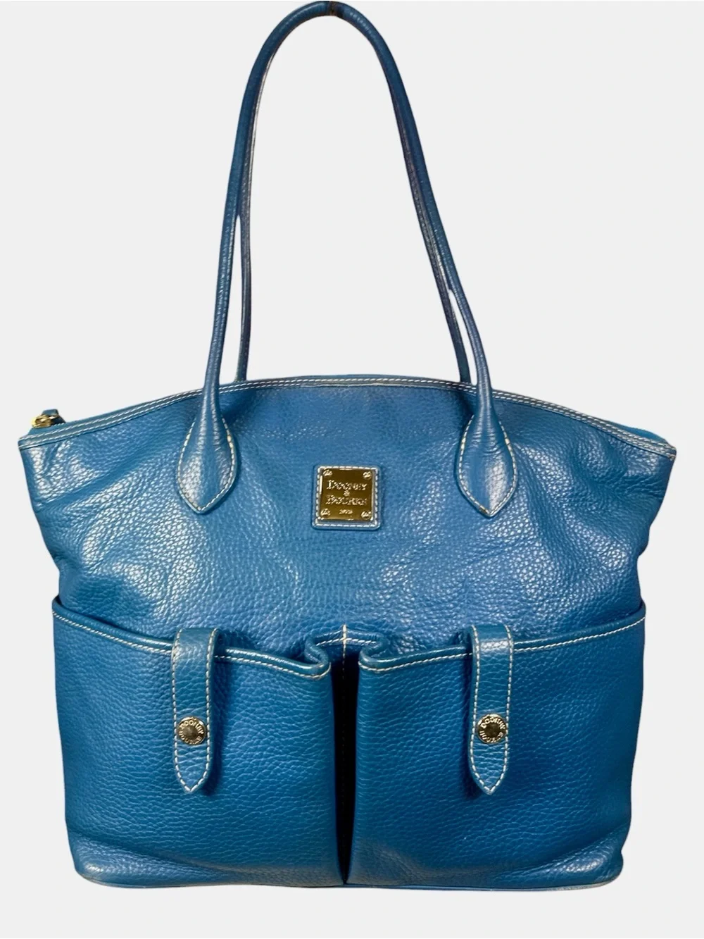 Dooney & Bourke Crescent Pebble Leather Shoulder Tote